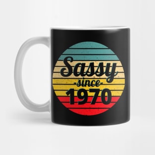 Sassy Since 1970 Mug